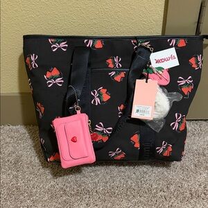 Juicy Couture Black Strawberry Tote
